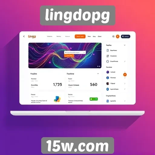 Interface do usuário do lingdopg é intuitiva e acessível